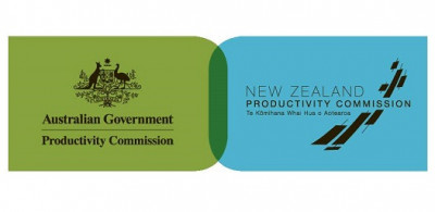 Logos of Productivity Commission Australia and New Zealand Productivity Commission