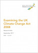 Cover Examining the UK Climate Change Act 2008 0